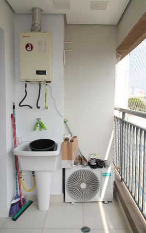 Studio para alugar com 28m², 1 quarto e sem vagaVaranda