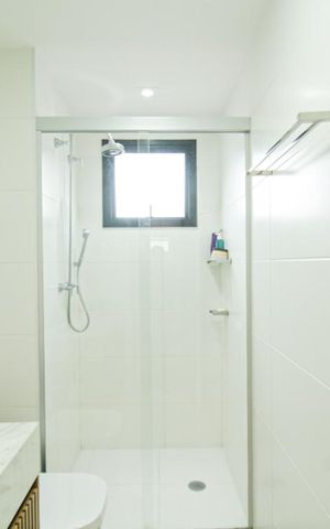 Apartamento para alugar com 109m², 3 quartos e 2 vagas Apartamento para alugar com 109m², 3 quartos e 2 vagasBanheiro da Suíte 1
