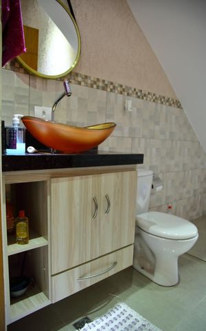 Casa à venda com 259m², 3 quartos e 3 vagasLavabo da Sala 
