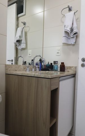 Apartamento à venda com 115m², 3 quartos e 2 vagasBanheiro Quarto 2 suíte
