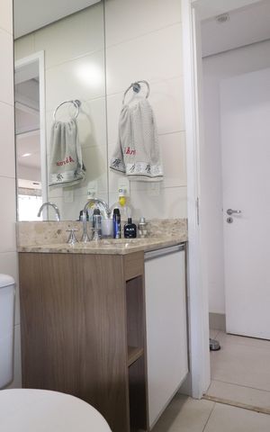 Apartamento à venda com 115m², 3 quartos e 2 vagasBanheiro Quarto 3 suíte