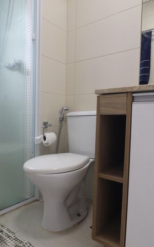Apartamento à venda com 115m², 3 quartos e 2 vagasBanheiro Quarto 2 suíte