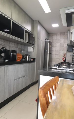 Apartamento à venda com 115m², 3 quartos e 2 vagasCozinha