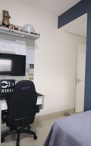 Apartamento à venda com 115m², 3 quartos e 2 vagasQuarto 3 suíte