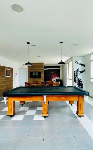 Apartamento à venda com 46m², 2 quartos e 1 vaga Apartamento à venda com 46m², 2 quartos e 1 vagaSalão de jogos