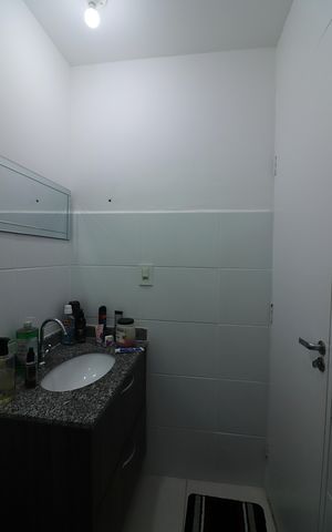 Apartamento à venda com 108m², 2 quartos e 1 vagaBanheiro Social