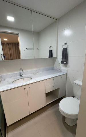 Apartamento à venda com 69m², 2 quartos e 1 vaga Apartamento à venda com 69m², 2 quartos e 1 vagaBanheiro 2