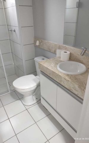 Apartamento à venda com 56m², 2 quartos e 1 vaga