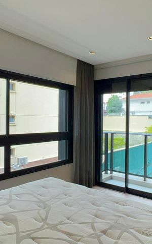 Studio para alugar com 33m², 1 quarto e sem vaga Studio para alugar com 33m², 1 quarto e sem vagaQuarto