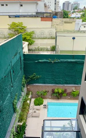 Studio para alugar com 33m², 1 quarto e sem vaga Studio para alugar com 33m², 1 quarto e sem vagaSacada