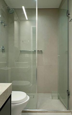 Studio para alugar com 33m², 1 quarto e sem vaga Studio para alugar com 33m², 1 quarto e sem vagaBanheiro