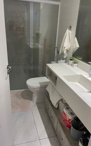Studio à venda com 35m², 1 quarto e 1 vagaBanheiro