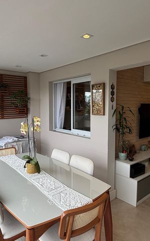 Apartamento à venda com 92m², 3 quartos e 2 vagas Apartamento à venda com 92m², 3 quartos e 2 vagasSala - Sala de Jantar Varanda