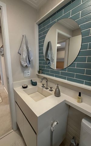 Apartamento à venda com 92m², 3 quartos e 2 vagas Apartamento à venda com 92m², 3 quartos e 2 vagasBanheiro