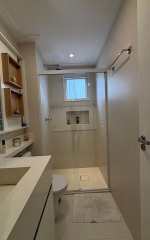 Apartamento à venda com 92m², 3 quartos e 2 vagas Apartamento à venda com 92m², 3 quartos e 2 vagasBanheiro