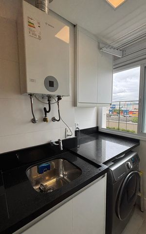 Apartamento à venda com 92m², 3 quartos e 2 vagas Apartamento à venda com 92m², 3 quartos e 2 vagasCozinha - Area de Serviço