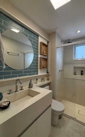 Apartamento à venda com 92m², 3 quartos e 2 vagas Apartamento à venda com 92m², 3 quartos e 2 vagasBanheiro