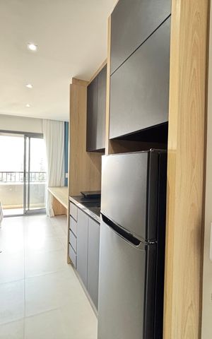 Studio para alugar com 25m², 1 quarto e sem vaga Studio para alugar com 25m², 1 quarto e sem vagaStudio