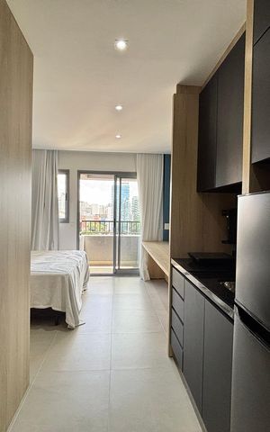 Studio para alugar com 25m², 1 quarto e sem vaga Studio para alugar com 25m², 1 quarto e sem vagaStudio