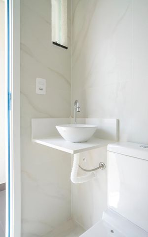Apartamento à venda com 120m², 3 quartos e 4 vagasBanheiro da varanda