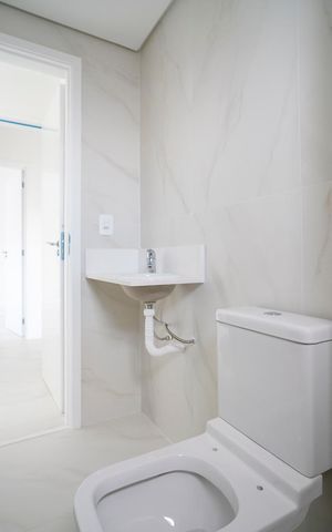 Apartamento à venda com 120m², 3 quartos e 4 vagasBanheiro da suíte 2