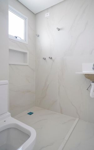 Apartamento à venda com 120m², 3 quartos e 4 vagasBanheiro da suíte 1