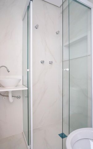 Apartamento à venda com 120m², 3 quartos e 3 vagasBanheiro da varanda
