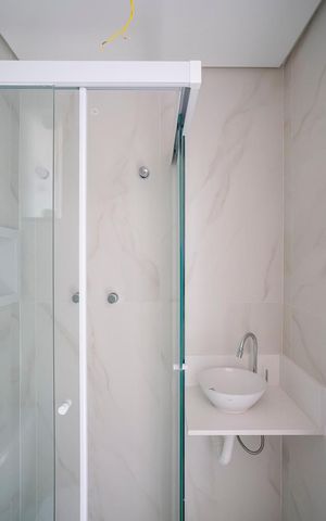 Apartamento à venda com 121m², 3 quartos e 3 vagasBanheiro da varanda