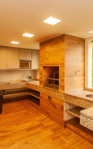 Apartamento para alugar com 223m², 4 quartos e 4 vagasÁrea comum - Churrasqueira