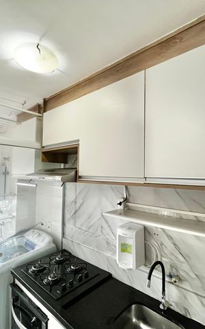 Apartamento para alugar com 48m², 2 quartos e sem vaga Apartamento para alugar com 48m², 2 quartos e sem vagaCozinha