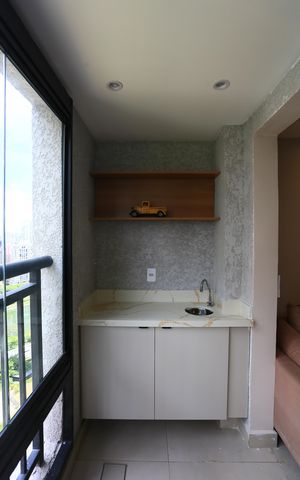 Apartamento para alugar com 40m², 2 quartos e 1 vaga Apartamento para alugar com 40m², 2 quartos e 1 vagaSala