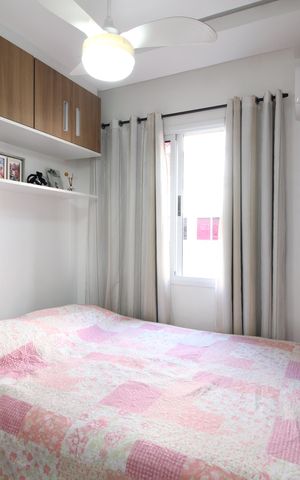 Apartamento à venda com 59m², 2 quartos e 1 vagaQuarto 2