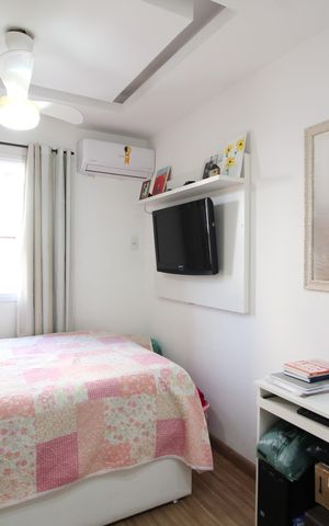Apartamento à venda com 59m², 2 quartos e 1 vagaQuarto 2