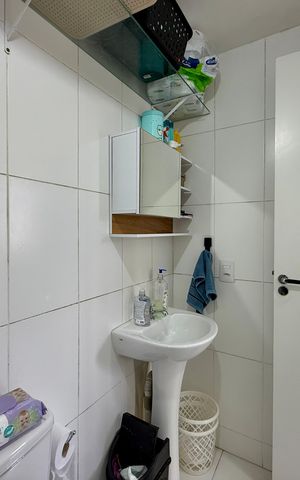 Apartamento à venda com 43m², 2 quartos e sem vaga Apartamento à venda com 43m², 2 quartos e sem vagaBanheiro