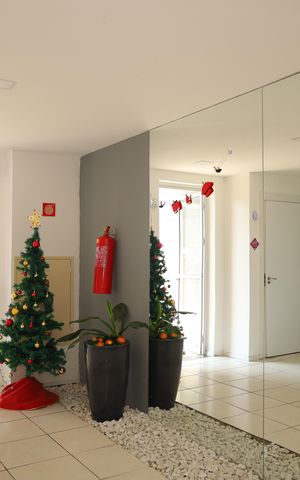 Apartamento à venda com 40m², 2 quartos e sem vagaÁrea comum - Saguão do prédio