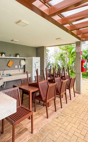 Apartamento à venda com 46m², 2 quartos e sem vaga Apartamento à venda com 46m², 2 quartos e sem vagaChurrasqueira
