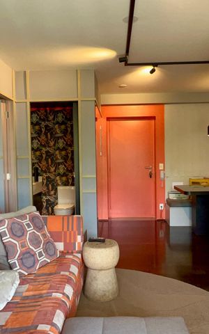 Apartamento para alugar com 56m², 1 quarto e 1 vaga Apartamento para alugar com 56m², 1 quarto e 1 vagaSala de TV