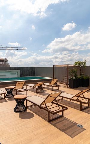Studio à venda com 25m², 1 quarto e sem vaga Studio à venda com 25m², 1 quarto e sem vagaÁrea comum - Academia