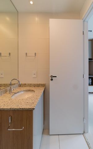 Studio à venda com 25m², 1 quarto e sem vaga Studio à venda com 25m², 1 quarto e sem vagaBanheiro