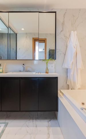 Apartamento para alugar com 150m², 3 quartos e 1 vagaBanheiro Suíte 1