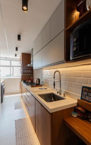 Apartamento para alugar com 150m², 3 quartos e 1 vagaCozinha e Área de Serviço