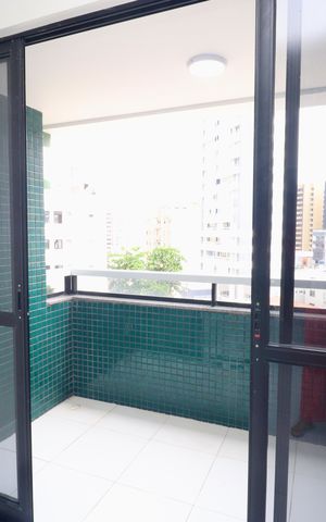 Apartamento para alugar com 36m², 1 quarto e 1 vagaVaranda