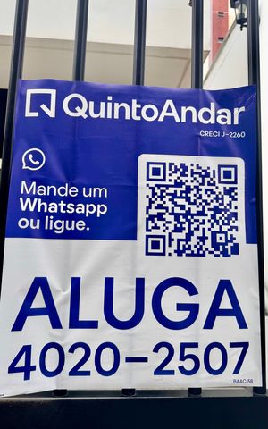 Apartamento para alugar com 36m², 1 quarto e 1 vagaPlaca