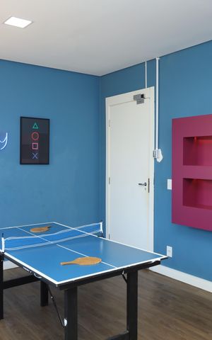 Apartamento à venda com 34m², 2 quartos e sem vagaÁrea comum - Salão de jogos