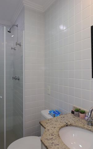 Apartamento à venda com 74m², 2 quartos e 2 vagasBanheiro Social