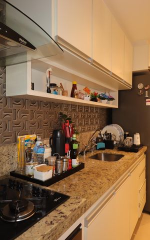 Apartamento à venda com 74m², 2 quartos e 2 vagasCozinha