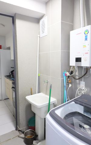 Apartamento à venda com 48m², 2 quartos e 1 vagaCozinha e Área de Serviço