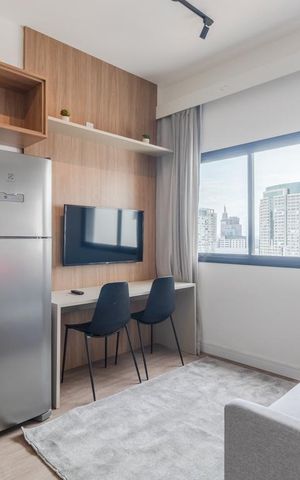 Studio à venda com 24m², 1 quarto e sem vagaStudio