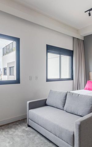 Studio à venda com 24m², 1 quarto e sem vagaStudio