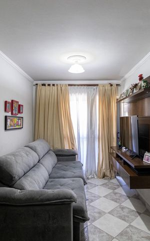Apartamento à venda com 59m², 2 quartos e 1 vaga Apartamento à venda com 59m², 2 quartos e 1 vagaSala